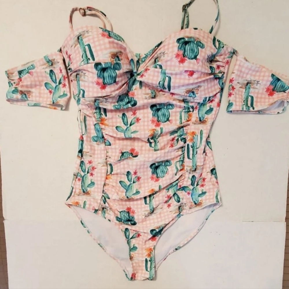 Marilyn Monroe Pinup Girl Retro Style One Piece Swimsuit Sz Meduim